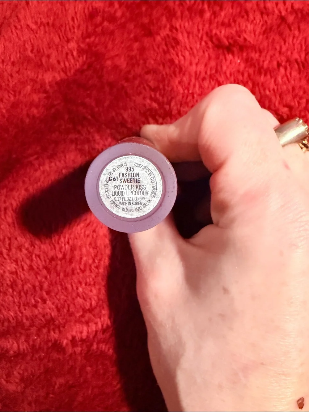 MAC Cosmetics Powder Kiss Liquid Lipcolour - Vibrant Red